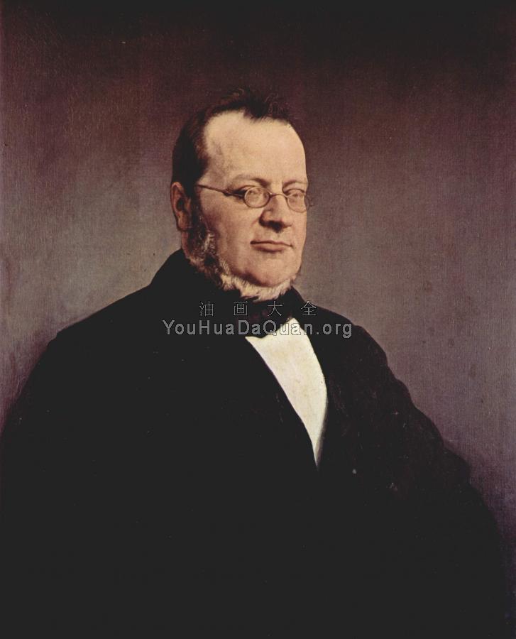 Portrait of Camillo Benso di Cavour - 弗朗切斯科·海兹